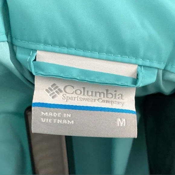 NWOT Columbia Women’s Switchback III Waterproof Packable Jacket Turquoise MED - Picture 11 of 12
